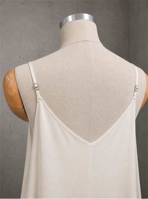 top spallino raso di viscosa ANGELA DAVIS | SP9AR18AVORIO